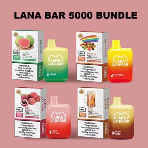 【E倉】lana 一次性5000口可抛棄式電子烟