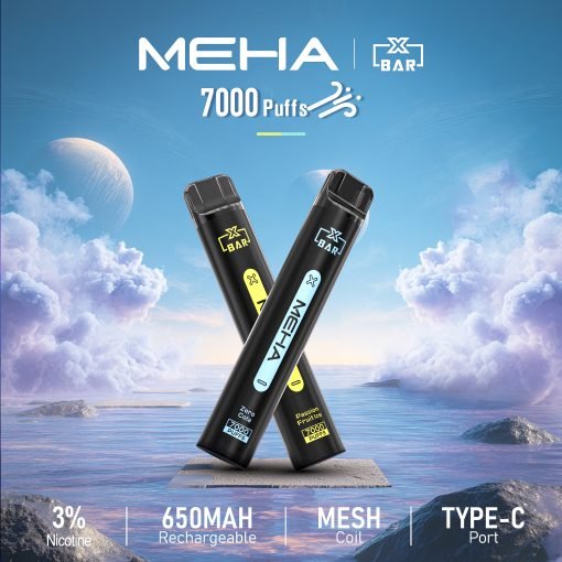 【D倉】Meha Xbar 小黑條 7000 Puffs 拋棄式電子煙(買十送一)